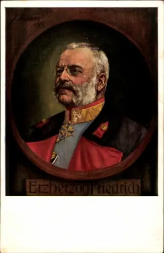 Künstler Ak Ulmer, F., Erzherzog Friedrich von Österreich-Teschen, Portrait