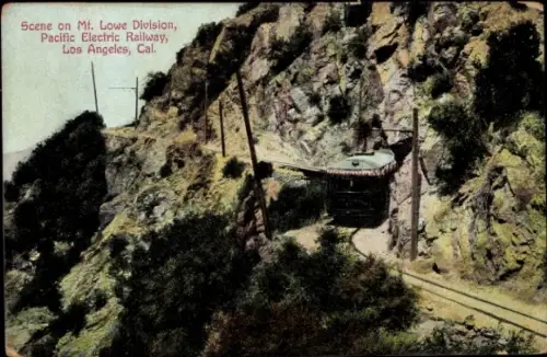 PC Los Angeles, California, USA, Scene on Mt. Lowe Division, Pacific Electric Railway