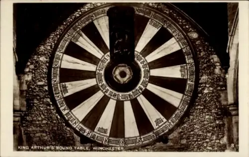 Ak Winchester South East England, Runde Tafel von König Arthur