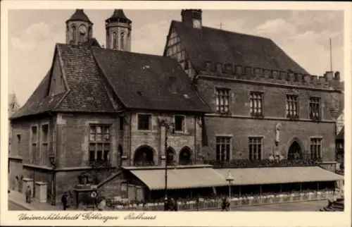 Ak Göttingen in Niedersachsen, Rathaus