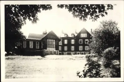 Ak Oberhof im Thüringer Wald, Berghotel Stutenhaus, Thür. Wald, Landschaft, Bäume, Wiese