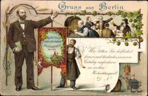 Litho Berlin Kreuzberg, Berliner Feinfilter-Fabrik Sellenscheidt, Blücherplatz 2