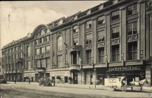 Ak Berlin Schöneberg, Berliner Eispalast, Bierhalle, Kutsche