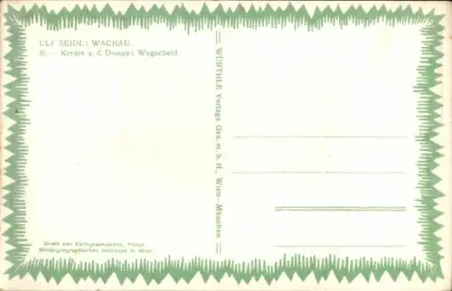 Künstler Ak Seidl, Ulf, Krems an der Donau Niederösterreich, Wegscheid
