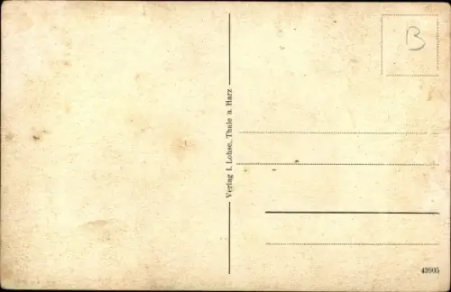 Ak Thale im Harz, Hubertusstraße