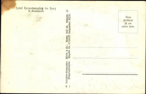 Ak Thale im Harz, Hotel Hexentanzplatz, Luftbild, Klinke 17224