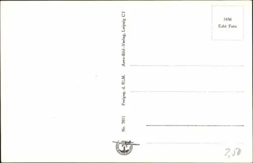 Ak Schneeberg, Rheumaheilstätte, Fliegeraufnahme