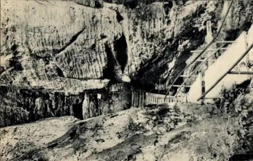 Ak Rathen an der Elbe Sächsische Schweiz, Schwedenlöcher