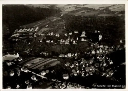 Ak Kaltental bei Hülben Schwäbische Alb, Luftaufnahme