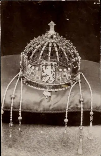 Foto Ak Stephanskrone, Königreich Ungarn