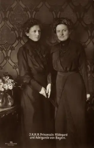 Ak Prinzessin Hildegard, Prinzessin Adelgunde von Bayern