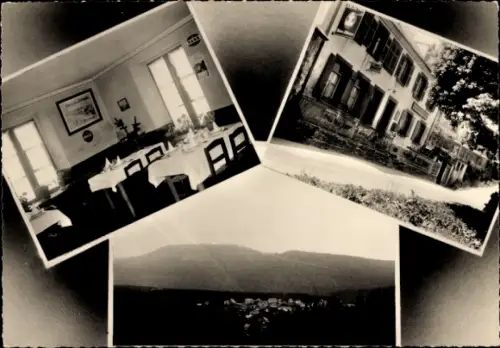 Ak Aubure Altweier Elsass Haut Rhin, Gesamtansicht, Restaurant-Pension Au Tilleul