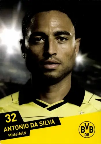 Autogrammkarte Fußballer Antonio da Silva, Borussia Dortmund / BVB 09, Autogramm