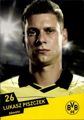 Autogrammkarte Fußballer Lukasz Piszcek, Borussia Dortmund / BVB 09, Autogramm