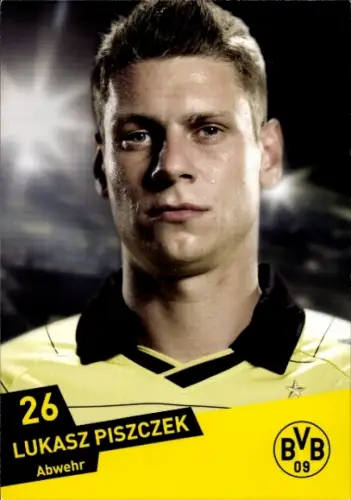 Autogrammkarte Fußballer Lukasz Piszcek, Borussia Dortmund / BVB 09, Autogramm