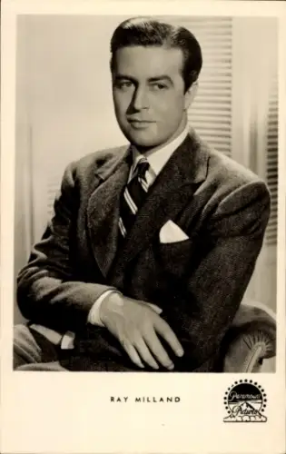 Ak Schauspieler Ray Milland, Portrait