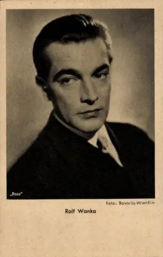 Ak Schauspieler Rolf Wanka, Portrait