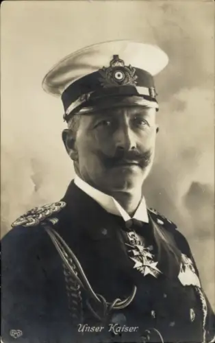 Ak Kaiser Wilhelm II., Portrait in Uniform