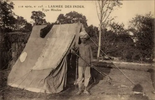 CPA Armee des Indes, Type Hindou