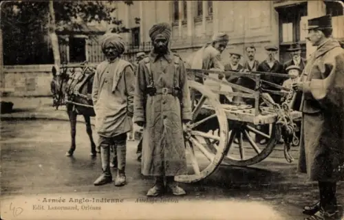 Ak Britische Armee, Indischer Soldat in Uniform