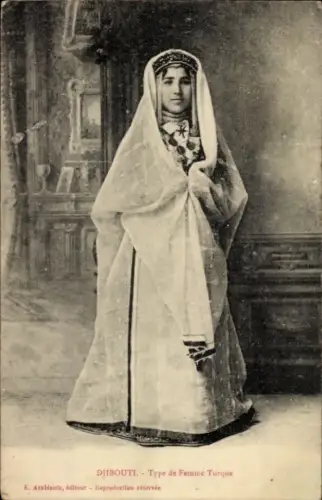 CPA Djibouti, Type de Femme Turque
