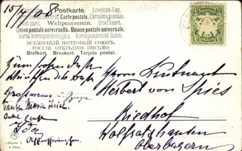 Künstler Ak Splitgerber, Berglandschaft, Kirche, Wohnhäuser