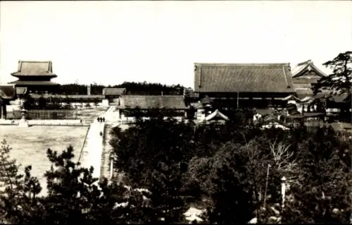 Ak Yokohama Präf. Kanagawa Japan, Tempel von Tsurumi