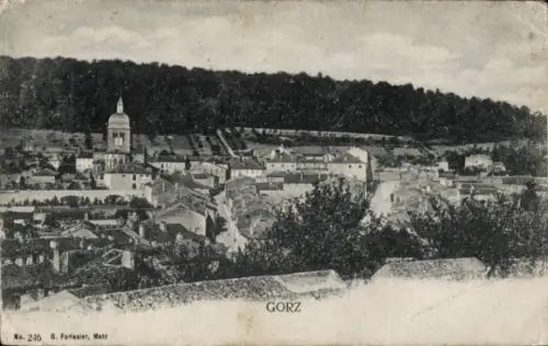 Ak Gorizia Görz Friuli Venezia Giulia, Stadtansicht, Kirche, Häuser, Gorz