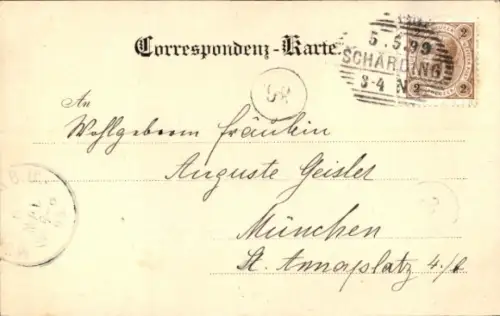 Ak Schärding am Inn Oberösterreich, Stadtplatz