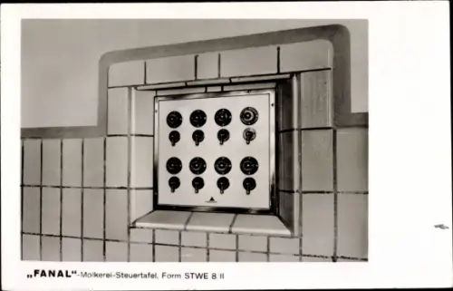Ak Fanal Molkerei Steuertafel, Form STWE 8/II