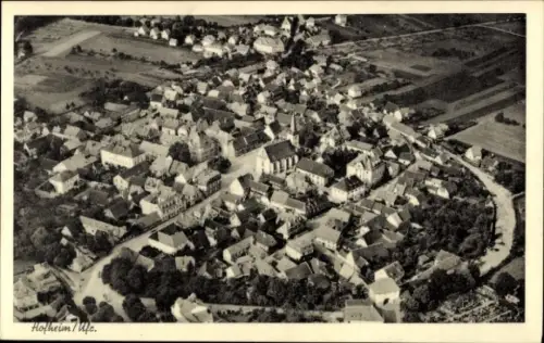 Ak Hofheim in Unterfranken, Fliegeraufnahme