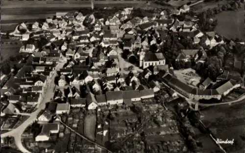 Ak Bundorf Unterfranken, Fliegeraufnahme