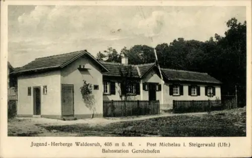Ak Michelau im Steigerwald Unterfranken, Jugendherberge Waldesruh