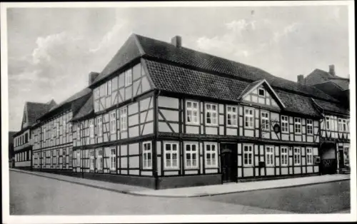 Ak Fallersleben Wolfsburg in Niedersachsen, Gaststätte, Geburtshaus Hoffmann von Fallersleben