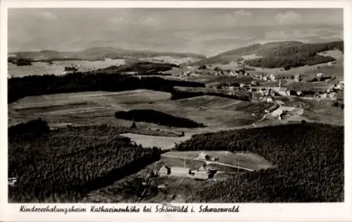 Ak Schönwald im Schwarzwald, Landschaftsaufnahme, Kindececholungsheim, Schönwald, Schwäbischer Wa