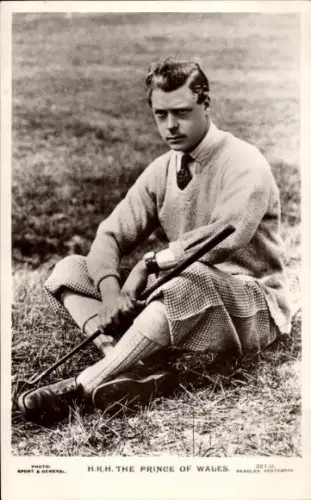 Ak Prince of Wales, Portrait