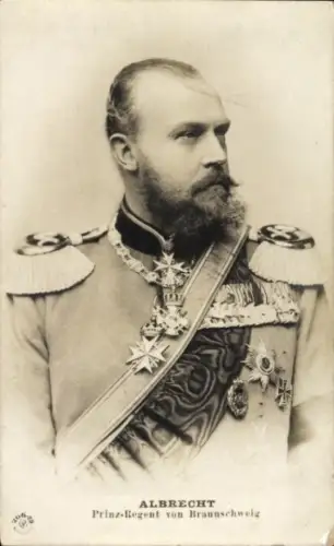 Ak Prinz Albrecht von Preußen, Prinz-Regent des Herzogtums Braunschweig, Portrait