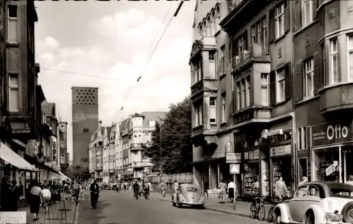 Ak Wiesdorf Leverkusen am Rhein, Hauptstraße, Geschäfte
