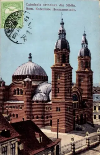 Ak Sibiu Nagyszeben Hermannstadt Rumänien, Kathedrale
