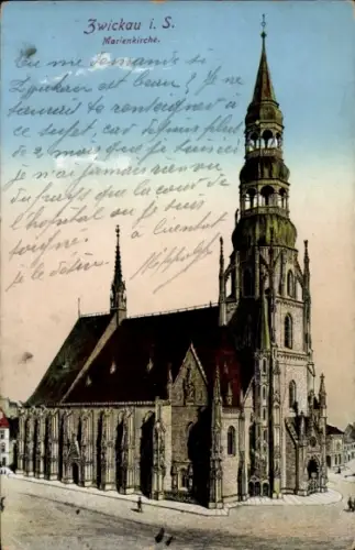 Ak Zwickau in Sachsen, Marienkirche