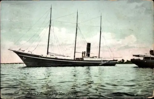 Ak Peary's Arctic Ship Roosevelt, SS Roosevelt