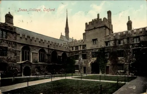 Ak Oxford Oxfordshire England, Jesus College
