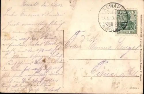 Ak Niechorze Ostseebad Horst Pommern, Totalansicht