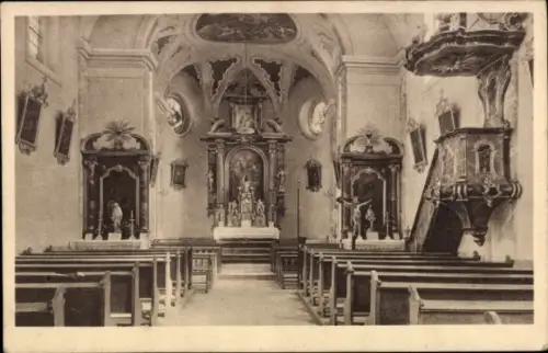 Ak Schwabelweis Regensburg an der Donau Oberpfalz, Stadtpfarrkirche Sankt Georg