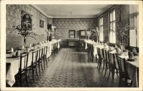 Ak Iosefin Josefstadt Timișoara Temeswar Rumänien, Institut d. A. Schulschwestern, Speisesaal