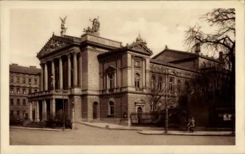 Ak Praha Prag Tschechien, Deutsches Theater