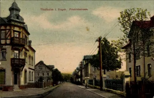 Ak Thalheim im Erzgebirge,  Friedrichstraße