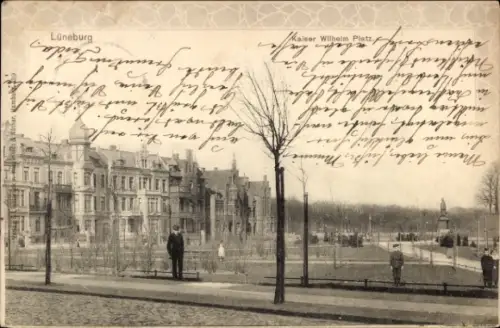 Ak Lüneburg in Niedersachsen, Kaiser Wilhelm Platz