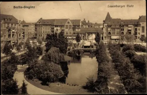 Ak Berlin Steglitz, Lauenburger Platz