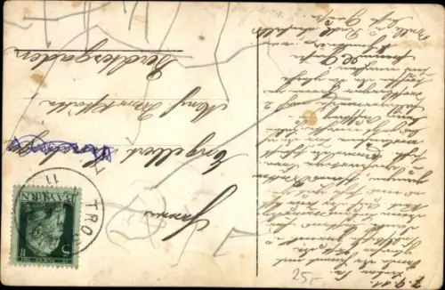 Foto Ak Trostberg in Oberbayern, Explosion der Fabrik 1911